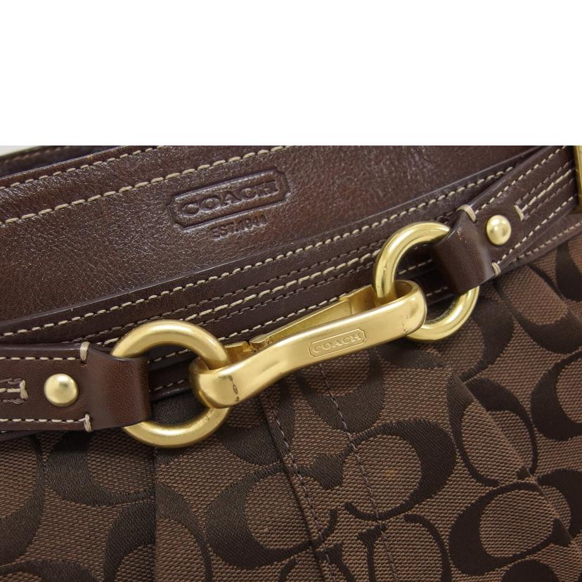 COACH コーチ ハンドバッグ/シグネチャー/トートバッグ/ブラウン/F15672//H10**/ABランク/04