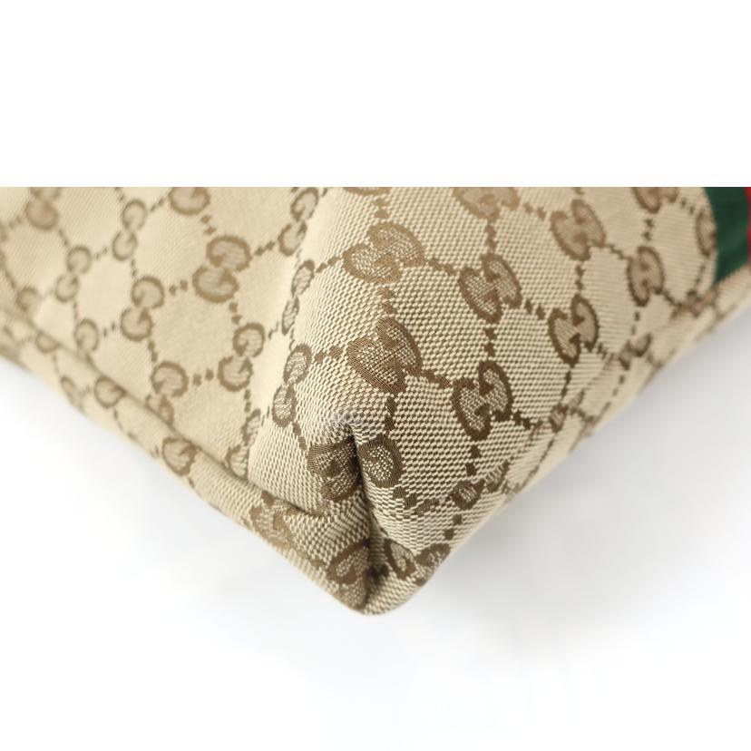 GUCCI グッチ/GGキャンバスシェリーライン/ショルダーバッグ 肩掛け ブラック/388926//ABランク/65