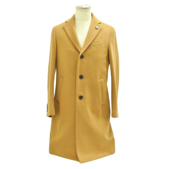 LARDINI ラルディーニ/ウールフランネルソリッドチェスターウィールコート/JS23143AQ//ABランク/87