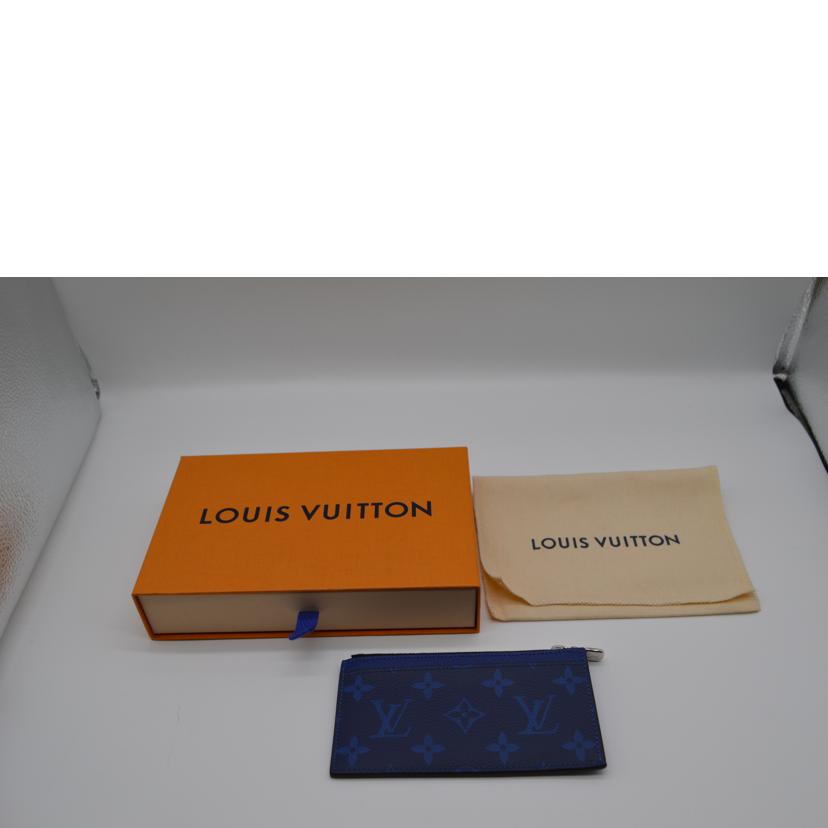 LV ルイヴィトン/コインカード・ホルダー/モノグラム/コバルト/M30270//RFIDタグ/SAランク/89