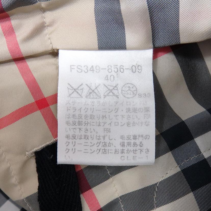 BURBERRY バーバリー/裏地ノバチェックフーデッドロングダウン//ABランク/77