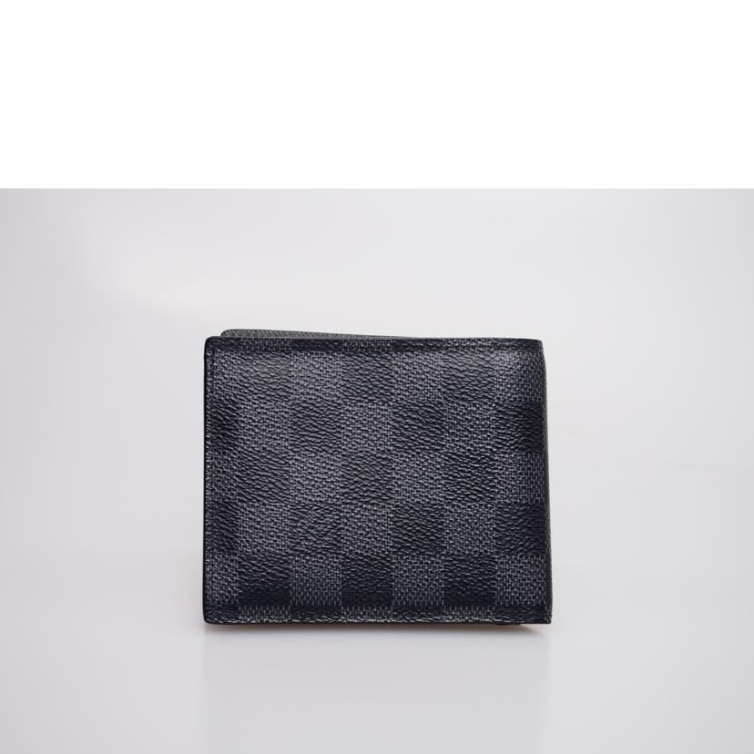 LV ルイ・ヴィトン/ポルトフォイユ・アメリゴNM/ダミエ/グラフィット/N60053//RA1200/ABランク/76