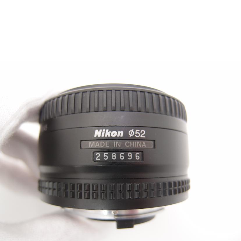Nikon ニコン/単焦点レンズ/AF NIKKOR 50mm F1.8 D//258696/ABランク/69