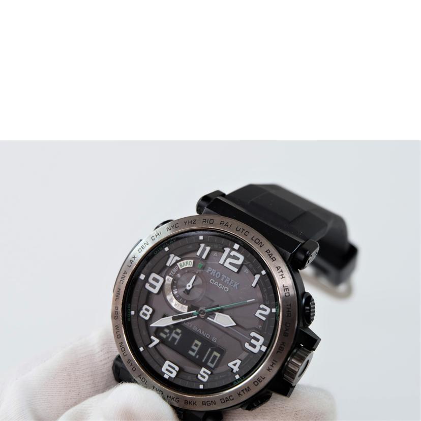 CASIO カシオ/PRO TREK 電波ソーラー/PRW-6600Y//ABランク/71