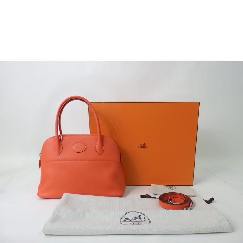 HERMES エルメス/サックボリード27/ヴォースイフト/オレンジポピー/047653CK8V//X SA 004 NN/SAランク/84