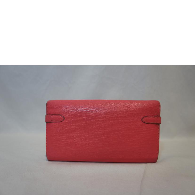 HERMES エルメス/ケリーウオレット/当社見立シェブルミゾル/ローズリップスティック//A/ABランク/94