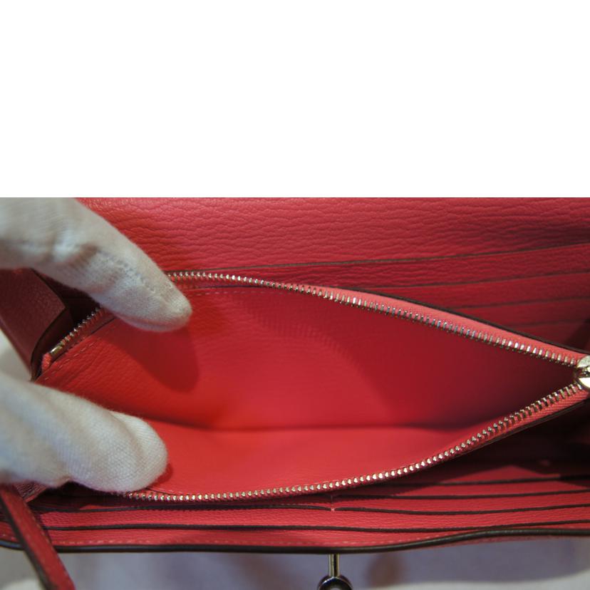 HERMES エルメス/ケリーウオレット/当社見立シェブルミゾル/ローズリップスティック//A/ABランク/94