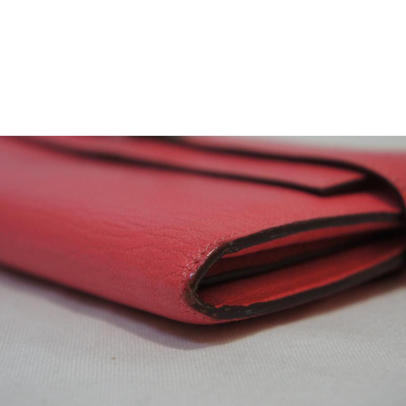 HERMES エルメス/ケリーウオレット/当社見立シェブルミゾル/ローズリップスティック//A/ABランク/94