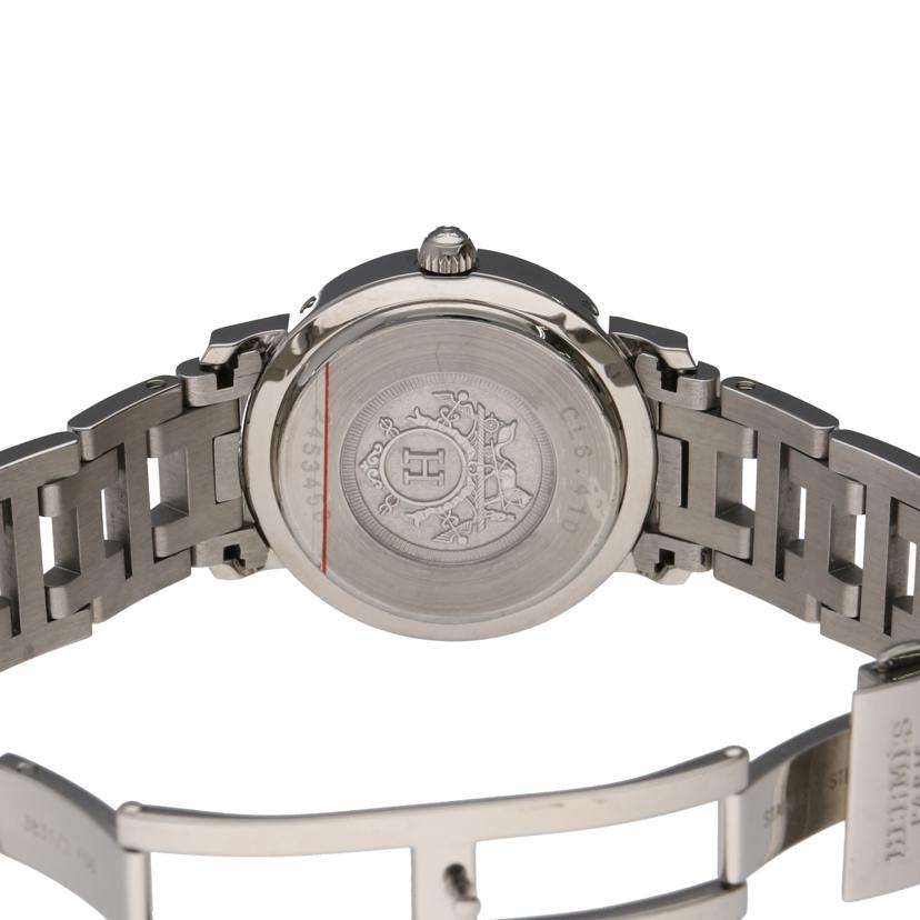 HERMES エルメス/クリッパーデイト/シェル文字盤/CL6.410//245****/Aランク/75
