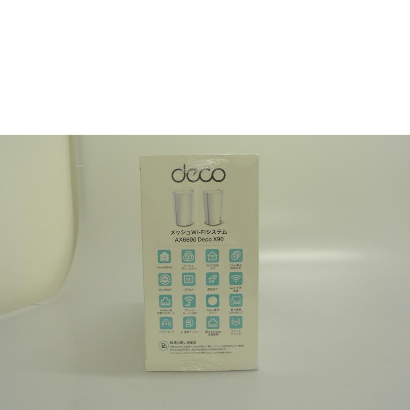 TP-LINK ティーピーリンク/メッシュWi-Fi6システム/deco x90//221C681X006571/SAランク/87