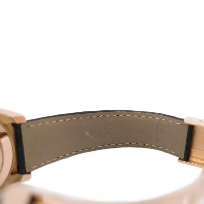 ROLEX ロレックス 2010年頃 革ストラップ K18PG チョコレート文字盤 ほぼ新品 ルーレットシリアル/コスモグラフ・デイトナ/G番/自動巻き/116515LN//G45****/SAランク/69