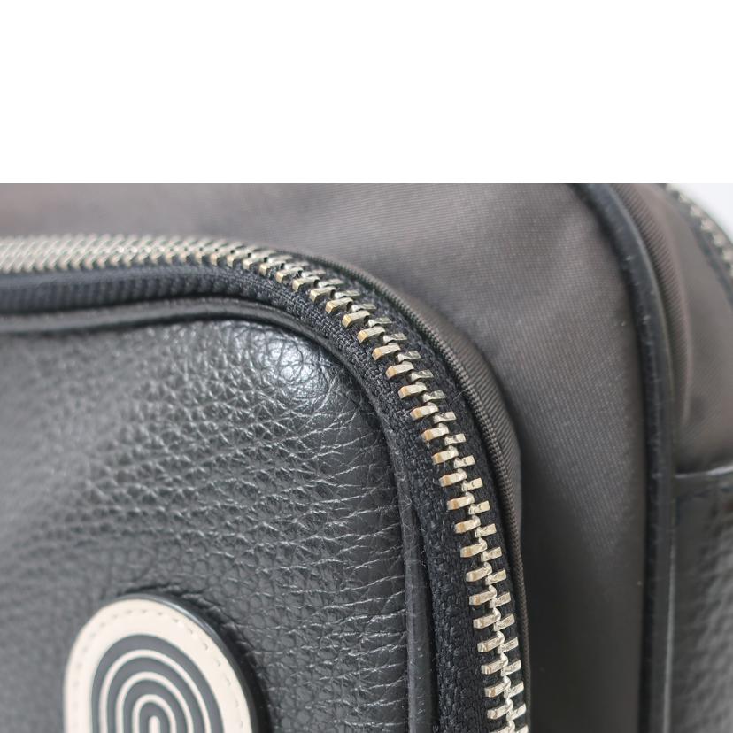 COACH コーチ/ナイロン&レザー ショルダーバッグ ダークブラウン×ブラック/C2047//ABランク/65