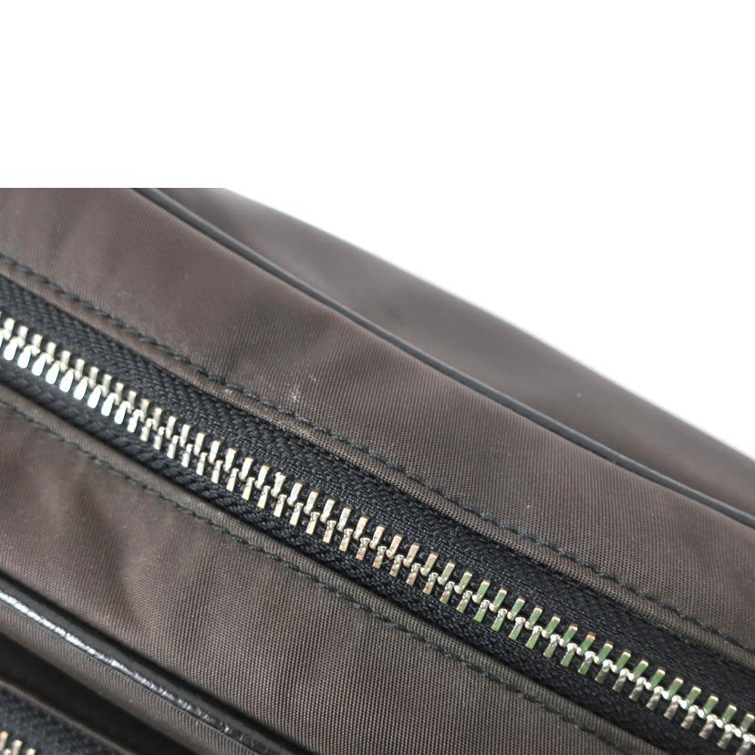 COACH コーチ/ナイロン&レザー ショルダーバッグ ダークブラウン×ブラック/C2047//ABランク/65