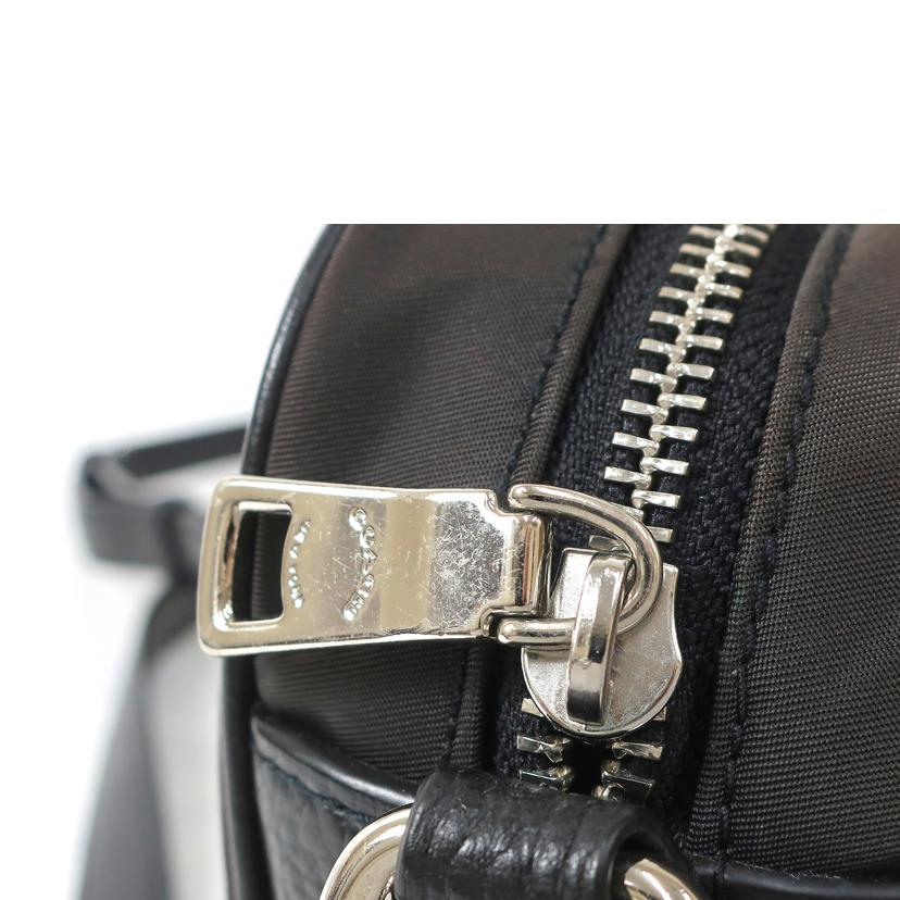 COACH コーチ/ナイロン&レザー ショルダーバッグ ダークブラウン×ブラック/C2047//ABランク/65