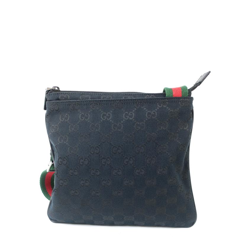 GUCCI グッチ/GGキャンバス ショルダーバッグ シェリーライン ブラック/146309//001***/ABランク/65