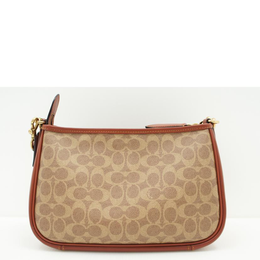 COACH コーチ/ケリーブラウンシグネチャー2WAYショルダー/CC438//F23**/Aランク/75