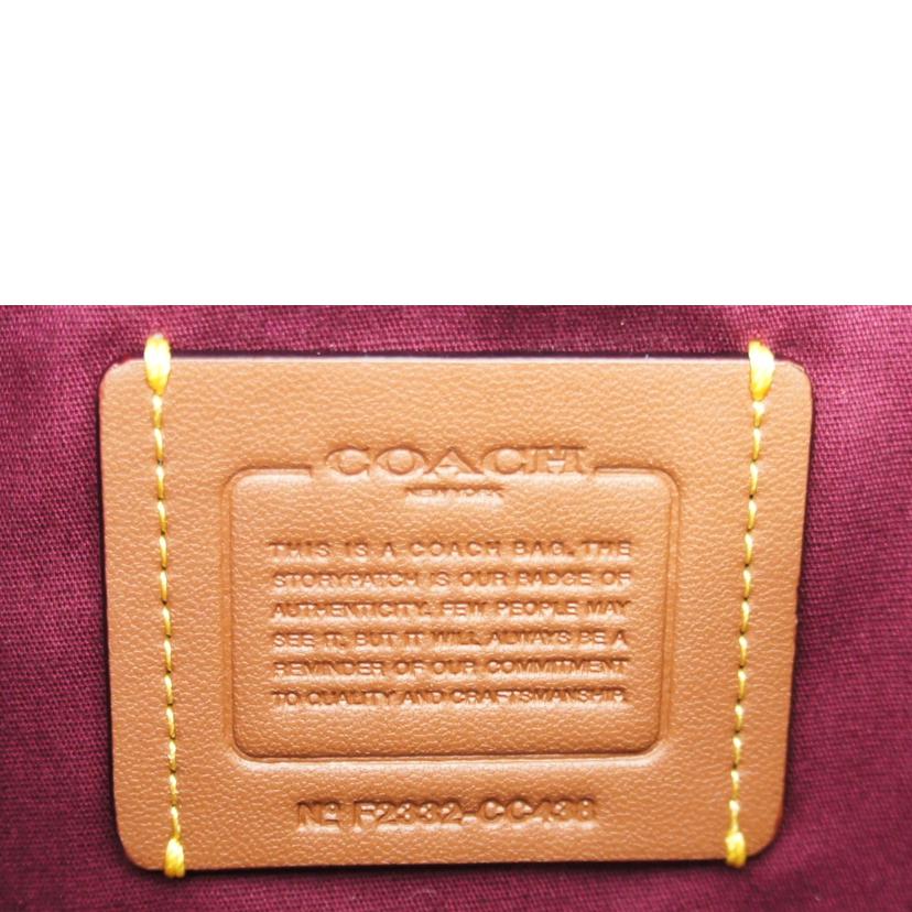 COACH コーチ/ケリーブラウンシグネチャー2WAYショルダー/CC438//F23**/Aランク/75