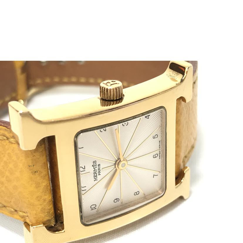 HERMES エルメス/Hウォッチ レディースクォーツ/HH1.201//1006175/ABランク/51