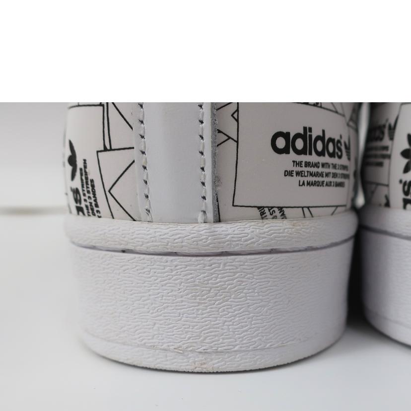 adidas originals アディダス オリジナルズ/スーパースター/30.0cm/SuperStar Reflective All-Over Print フットウェアホワイト×コアブラック 総柄/FV2819//SAランク/65