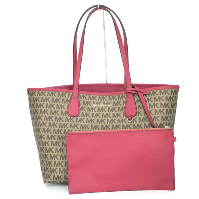 MICHAEL KORS マイケルコース/モノグラム トートバック ポーチ付き//ABランク/51