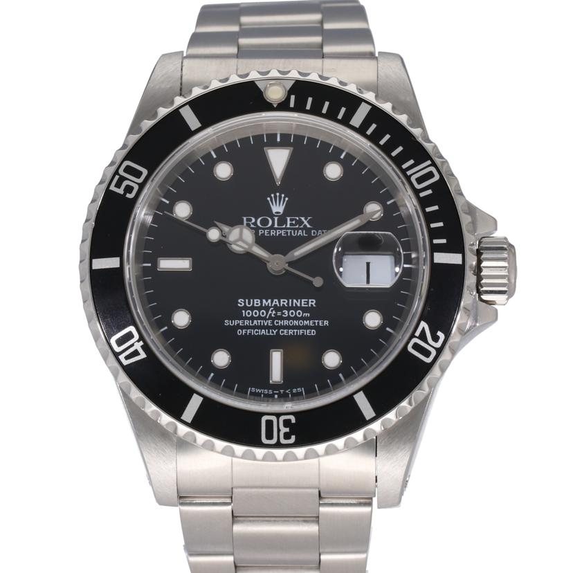 ROLEX ロレックス 腕時計 1997年頃製造 新品仕上済 ステンレス メンズ/サブマリーナ デイト/自動巻/U番/16610//U111627(1997)/Aランク/75