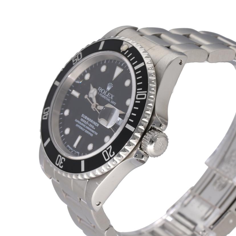 ROLEX ロレックス 腕時計 1997年頃製造 新品仕上済 ステンレス メンズ/サブマリーナ デイト/自動巻/U番/16610//U111627(1997)/Aランク/75