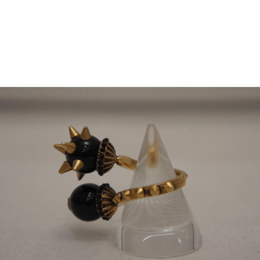 GUCCI グッチ/ダブルブラックボールスタッズリング/#10//Aランク/94