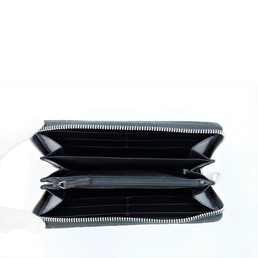 GUCCI グッチ/シグネチャーレザーメタルGGラウンドジップウォレット/473928//525040/Bランク/71