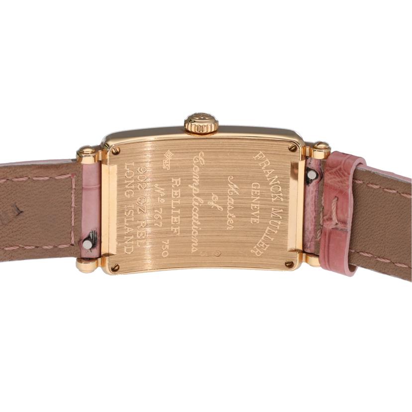 FRANCK MULLER フランク・ミュラー /ロングアイランド・レリーフ/750PG/クォーツ/902 QZ REL//767/Aランク/75