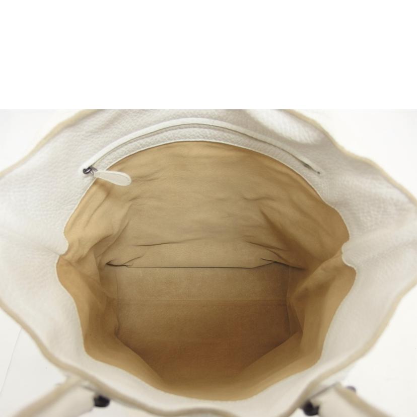 BOTTEGA VENETA ボッテガヴェネタ/イントレチャート/レザートートバッグ/ホワイト/173185//V174C 9000/Bランク/04