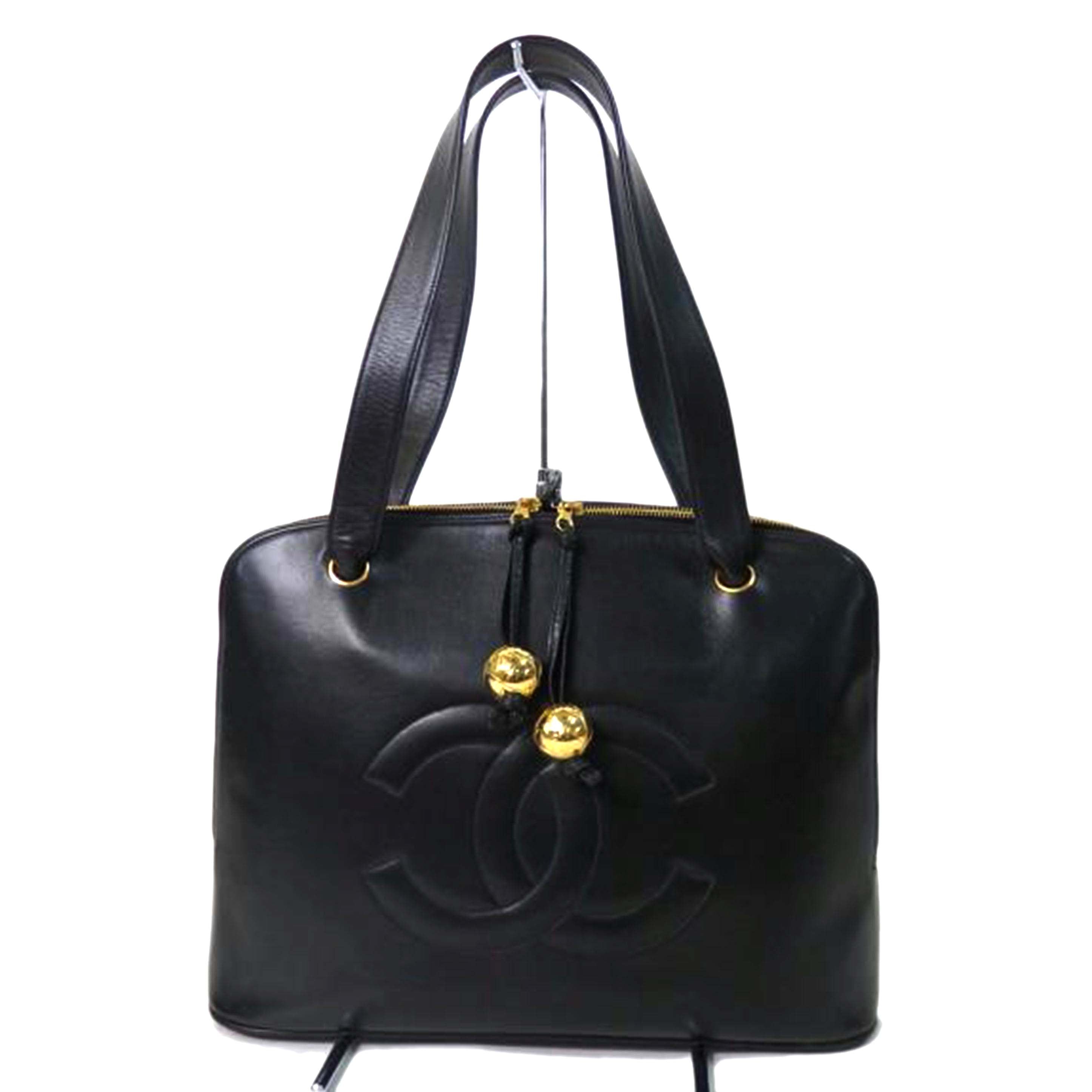 CHANEL シャネル/ココマークラムスキンハンドバック/ゴールド金具//2825912/ABランク/84