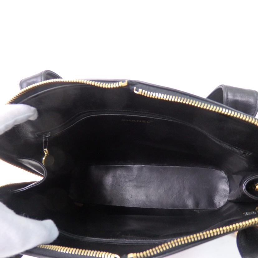 CHANEL シャネル/ココマークラムスキンハンドバック/ゴールド金具//2825912/ABランク/84