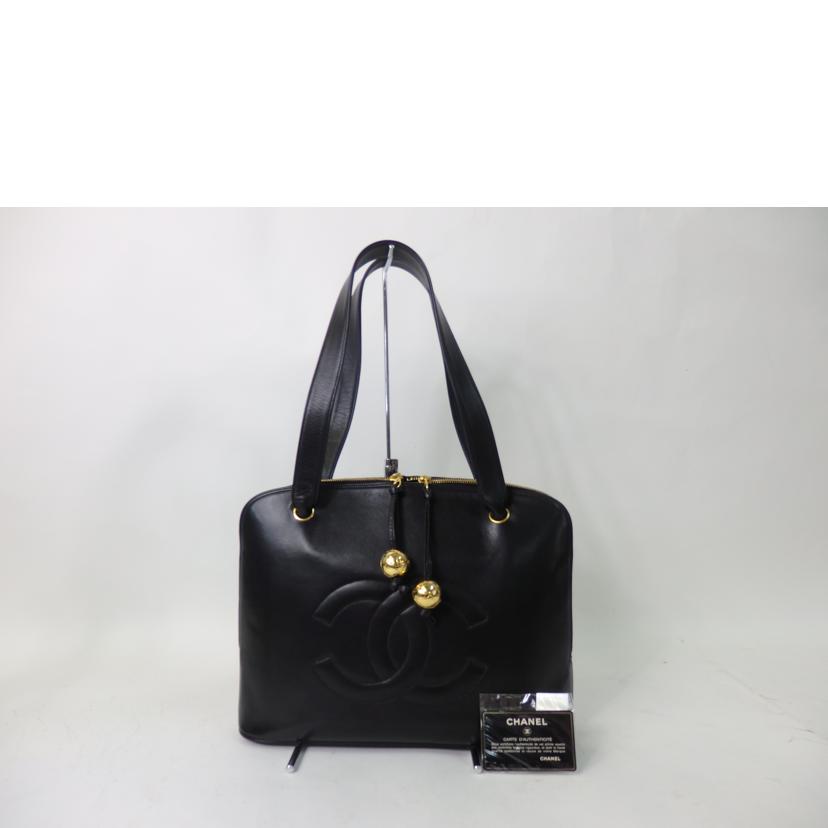 CHANEL シャネル/ココマークラムスキンハンドバック/ゴールド金具//2825912/ABランク/84