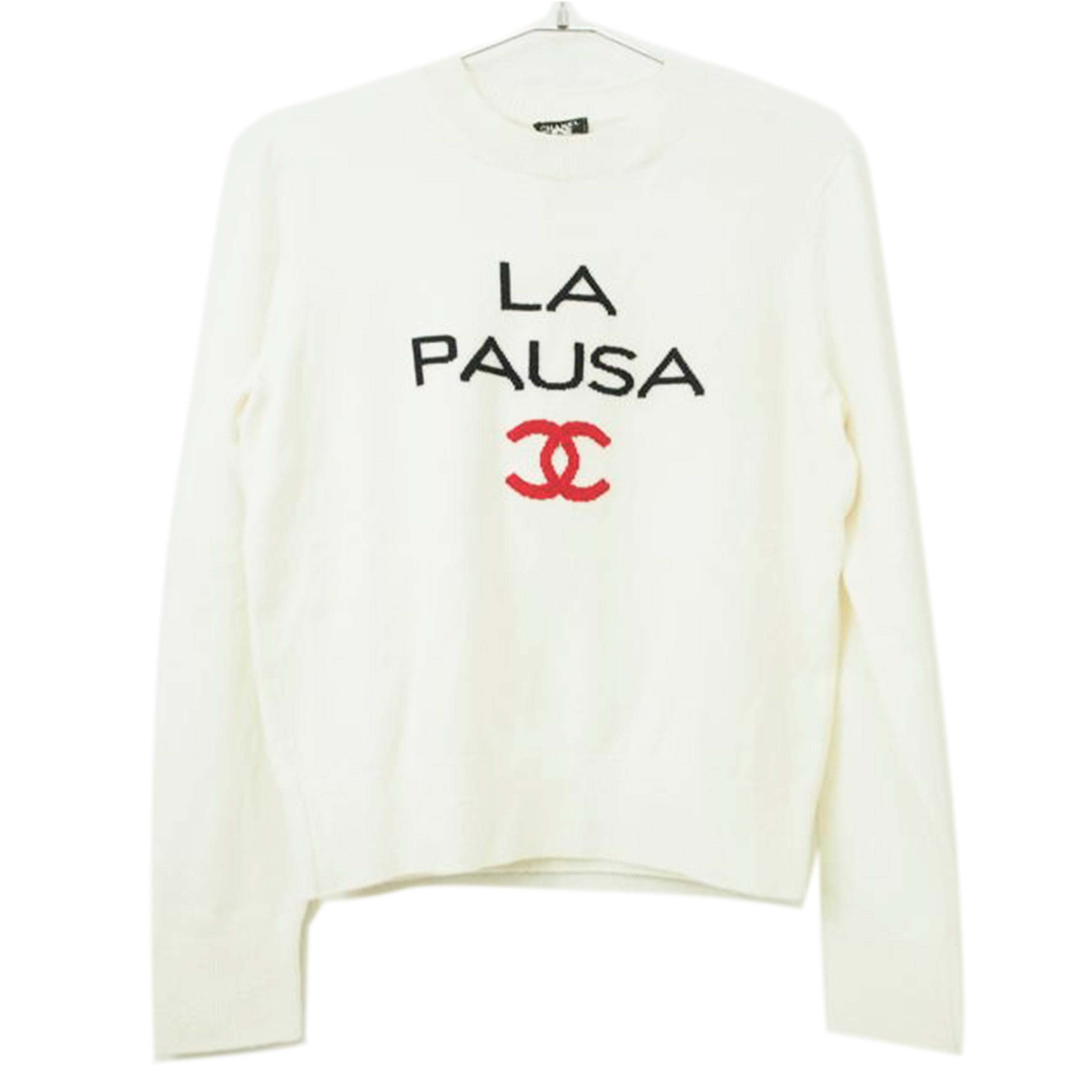 CHANEL シャネル/カシミヤ ニット LA PAUSA ココマーク//Aランク/78