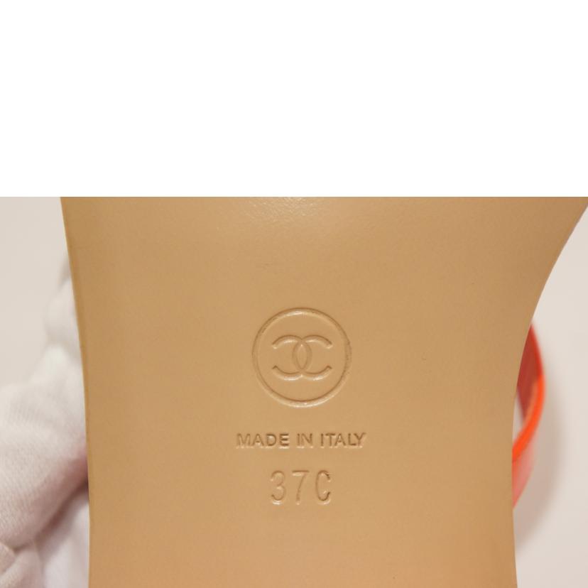 CHANEL シャネル/レザーサンダル ORG//SAランク/94