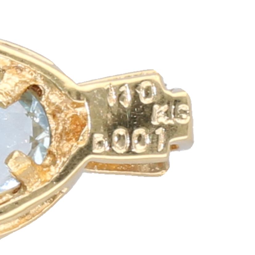 /ペンダントヘッドK18アクアマリンペンダントトップ1.10//Aランク/75