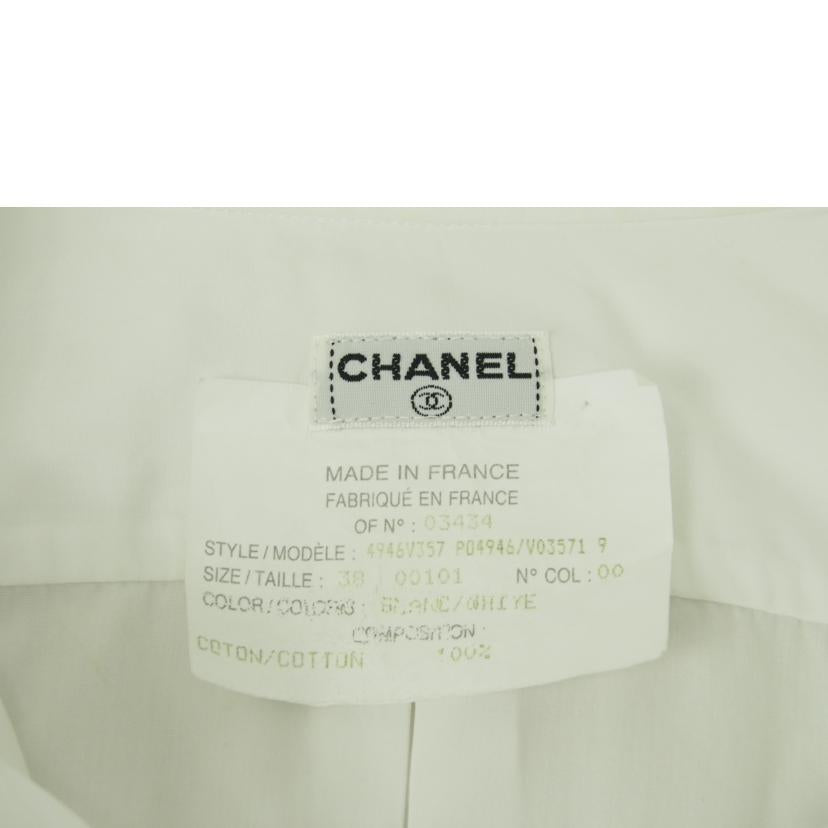 CHANEL シャネル/シャツ 金ボタン ゴールド ポケット ココマーク ロゴ//Bランク/78