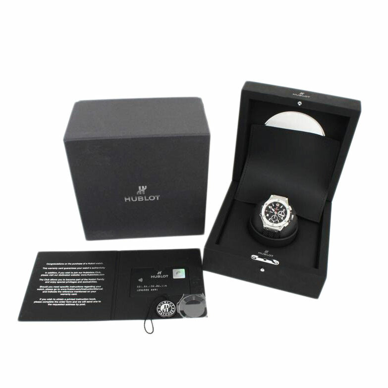HUBLOT ウブロ /ビッグバンスチール・ダイヤベゼル/自動巻き/301SX130RX114//1290320/SAランク/75