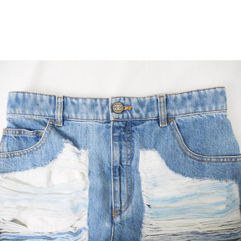 CHANEL シャネル/デニム パンツ ダメージ シースルー//Bランク/78