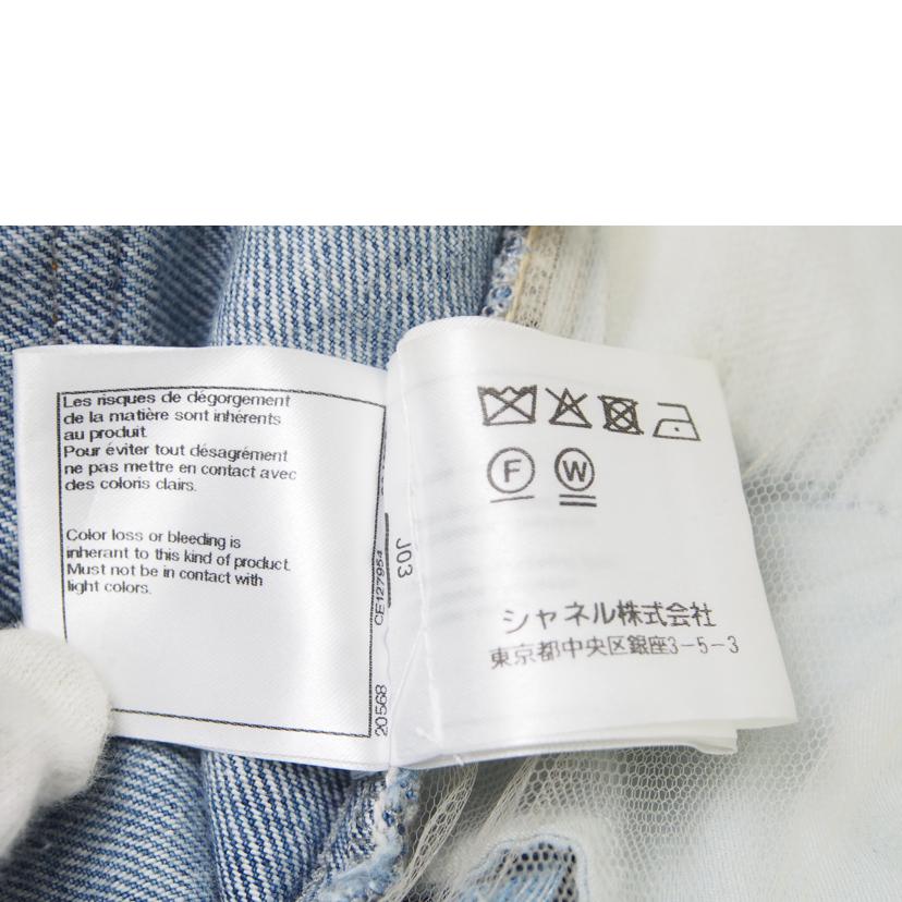 CHANEL シャネル/デニム ハーフパンツ ダメージ シースルー//Bランク/78