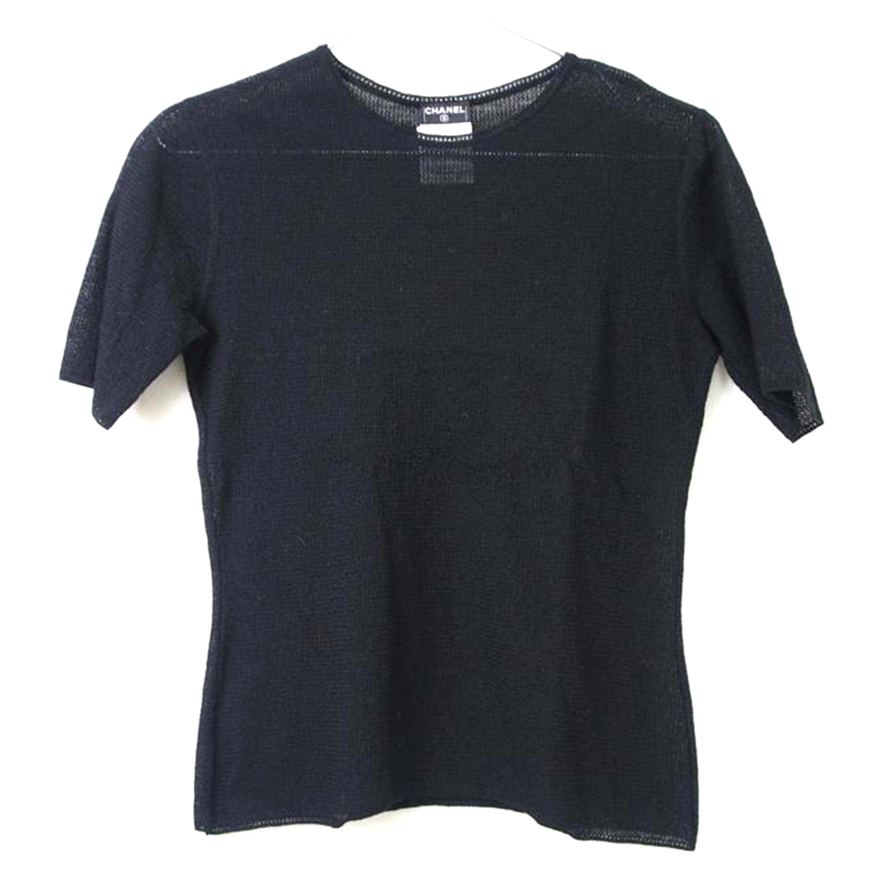 CHANEL シャネル/ココマーク ロゴ シースルー カットソー Tシャツ//ABランク/78