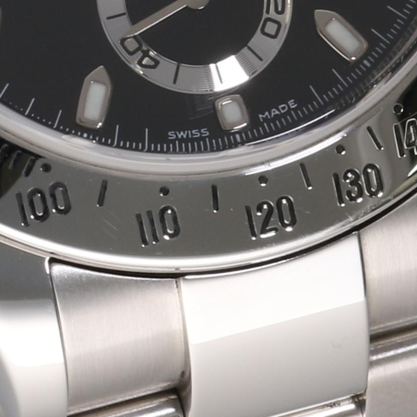 ROLEX ロレックス 腕時計 2010年頃製造 ルーレット オーバーホール済 新品仕上済 自動巻き ステンレス ブラックダイヤル/コスモグラフ・デイトナ/黒文字盤/G番/116520//G393378(2010)/ABランク/75