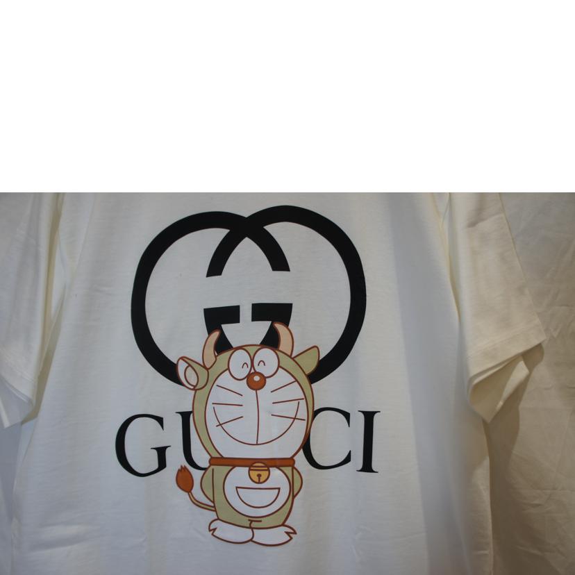 GUCCI グッチ/GUCCI ドラえもんTシャツ WHT/616036//Aランク/94