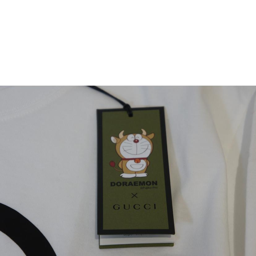 GUCCI グッチ/GUCCI ドラえもんTシャツ WHT/616036//Aランク/94