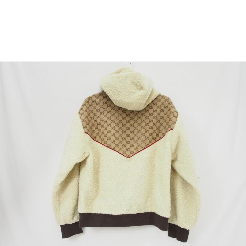 GUCCI グッチ/21SS ノースフェイス GGキャンバス シアリングジャケット ボア/644582//Aランク/78