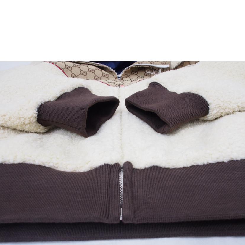 GUCCI グッチ/21SS ノースフェイス GGキャンバス シアリングジャケット ボア/644582//Aランク/78