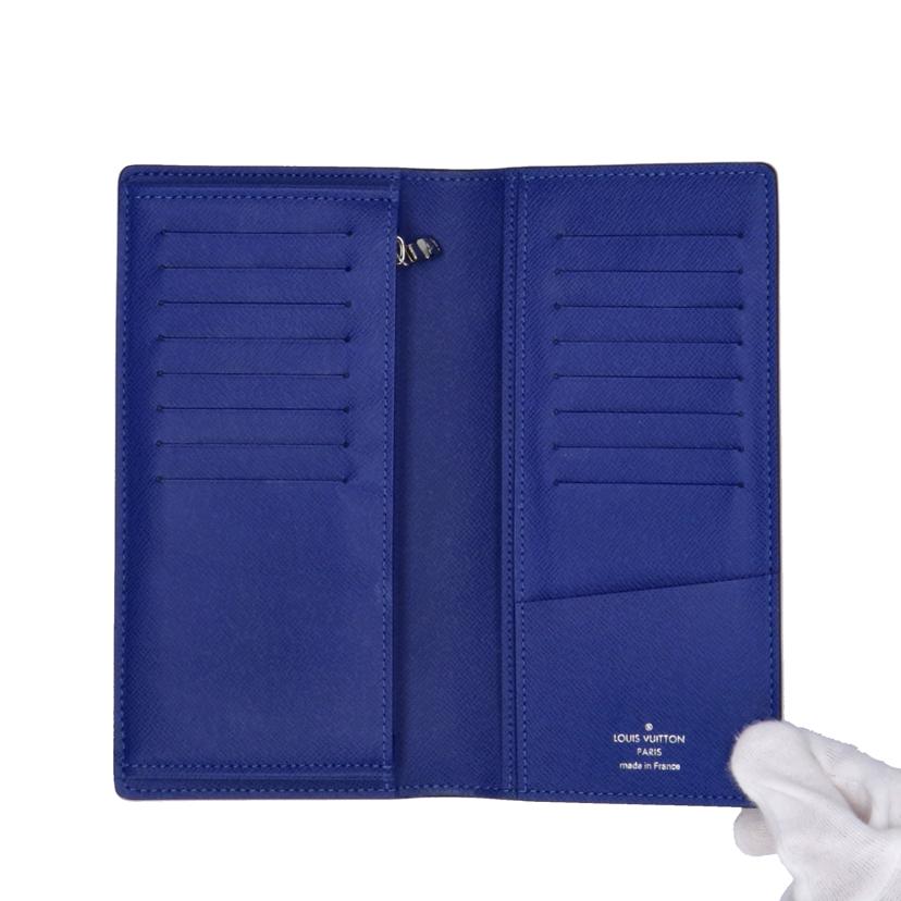 LOUIS VUITTON ルイヴィトン/ポルトフォイユ・ブラザ/タイガ/ブル-/M30559//TA2***/Aランク/62