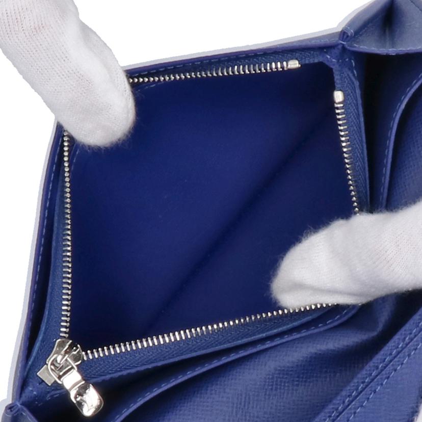 LOUIS VUITTON ルイヴィトン/ポルトフォイユ・ブラザ/タイガ/ブル-/M30559//TA2***/Aランク/62