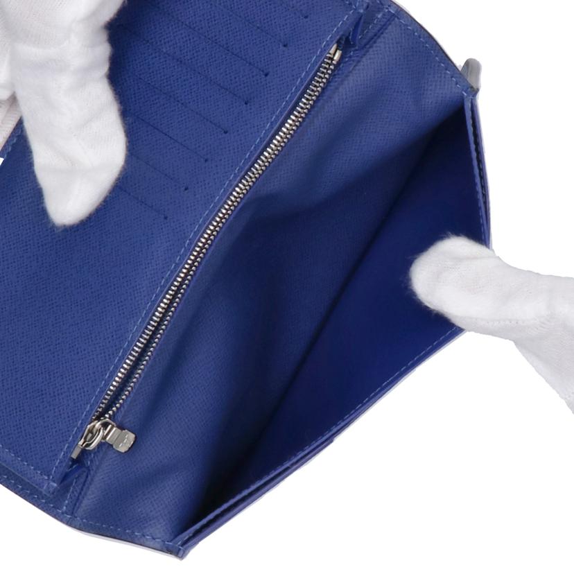 LOUIS VUITTON ルイヴィトン/ポルトフォイユ・ブラザ/タイガ/ブル-/M30559//TA2***/Aランク/62