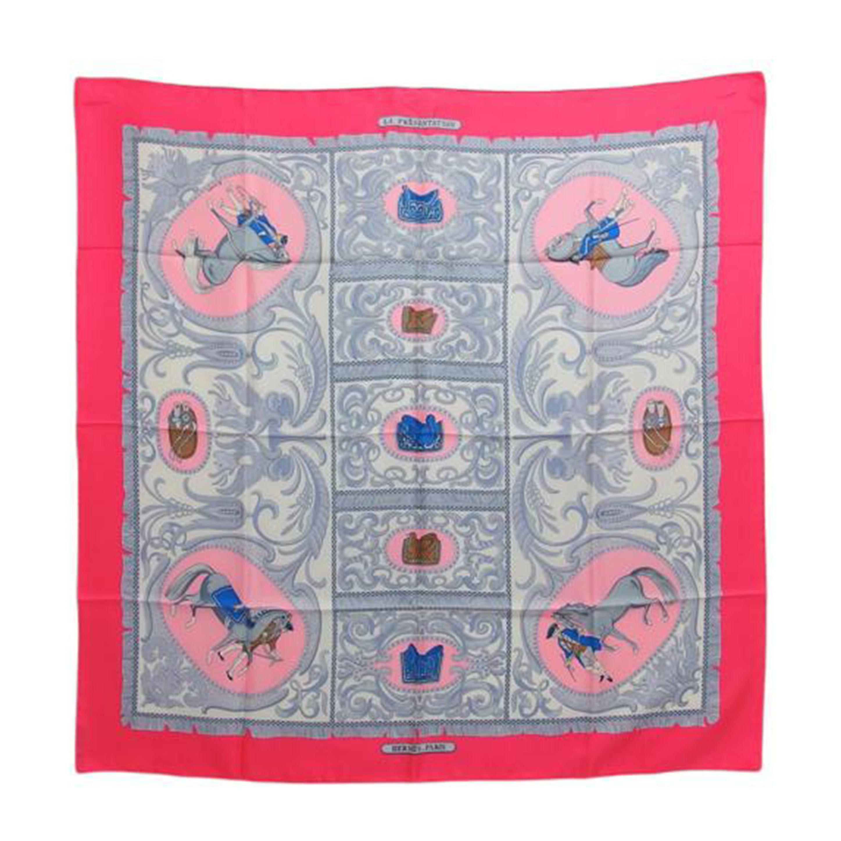 HERMES エルメス/カレ90/LA PRESENTATION/シルクスカーフ//Aランク/04